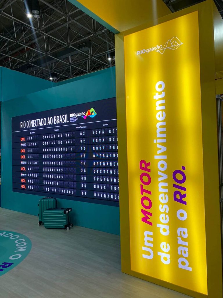 Stand Rio Galeão na Feira ABAV 2023