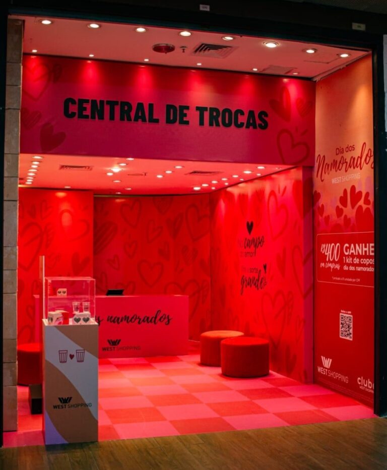 Cenografia para West Shopping: Postos de Troca 2025