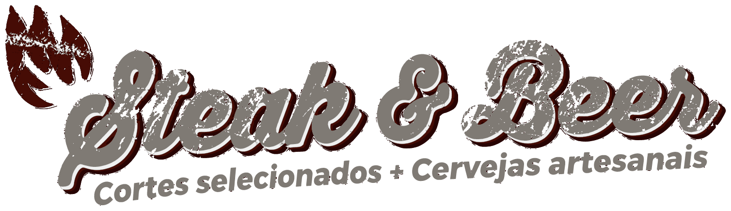 Logotipo da marca Steak & Beer, cliente da Unpack Design