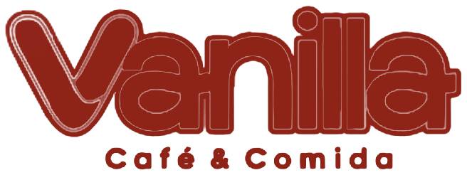 Logotipo da marca Vanilla Café & Comida, cliente da Unpack Design